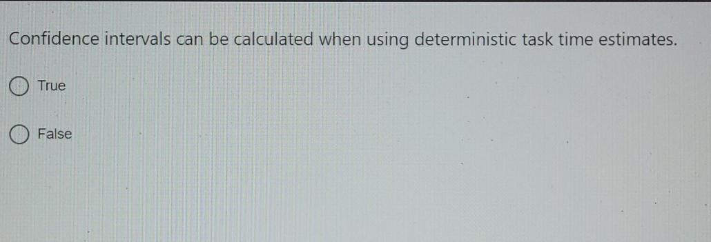Which method of planning projects uses three