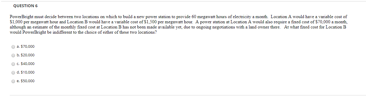 1. C 2.B 3.D 4.B 5.E 6.C (2 ANSWER WAS WRONG)