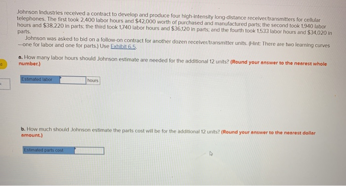 Johnson Industries received a contract to develop