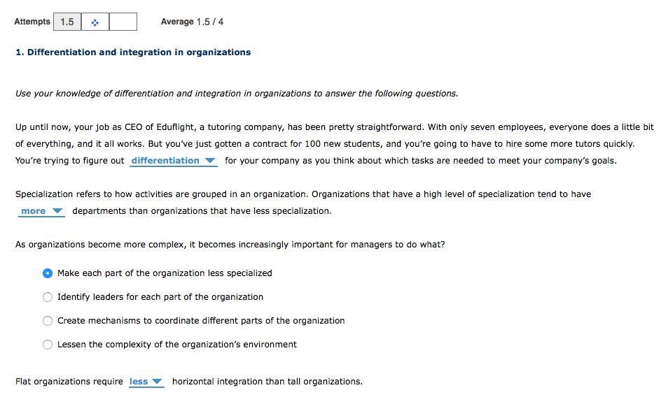 Are these correct? Attempts 1.5 Average 1.5/4 1.