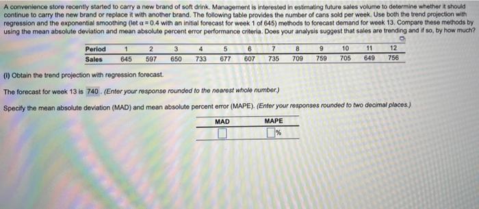 1. Specify the mean absolute devistion and mean