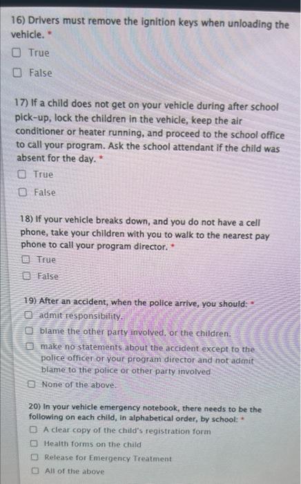 1) What are the three qualifications to be a