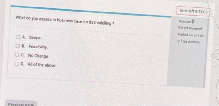 What do you assess in business case for its