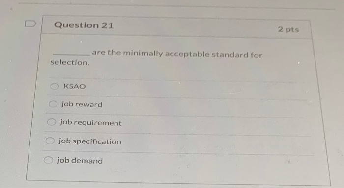 Question 19 2 pts helps a company tailor its