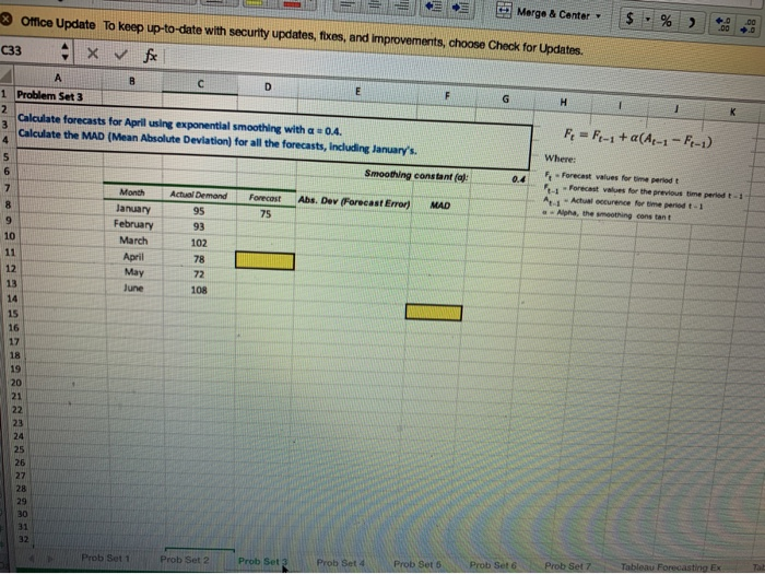 Marge & Center $ % ) Office Update To keep