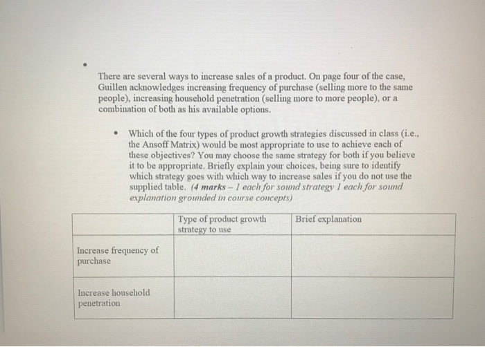 There are several ways to increase sales of a