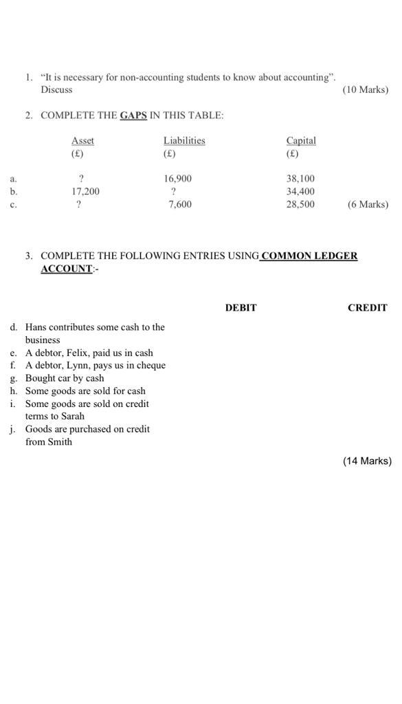 Need answer for this 1. "It is necessary for