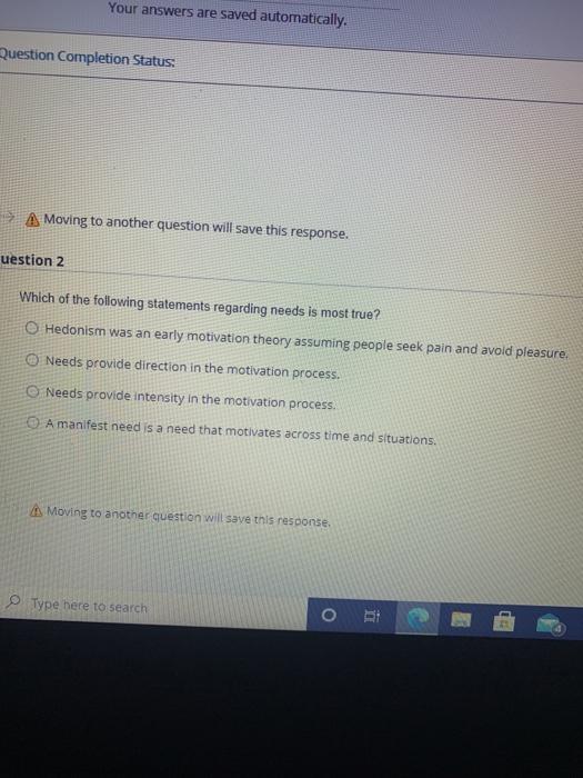 Your answers are saved automatically. Question