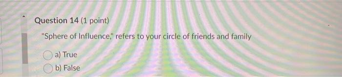 Question 10 (1 point) The 6th component of the