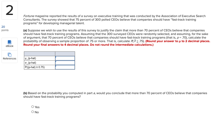 2 20 points Fortune magazine reported the results