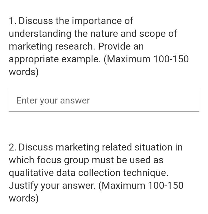 1. Discuss the importance of understanding the