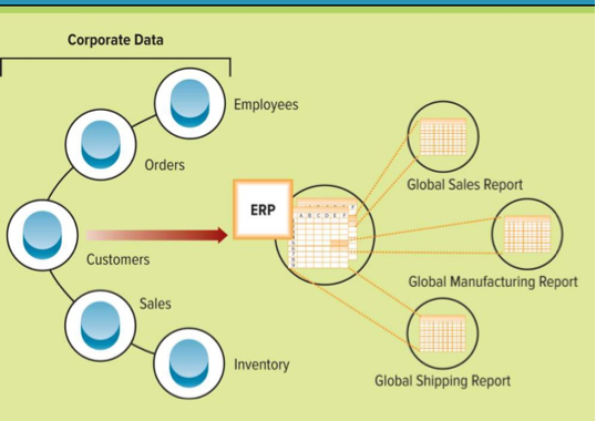 5. What is ERP? See the following diagram and