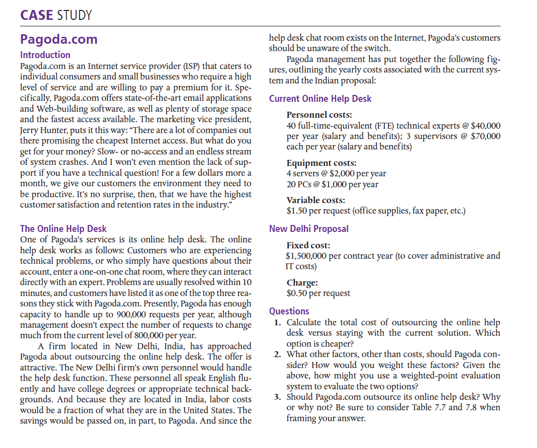 please help me answer Q2 thank you CASE STUDY