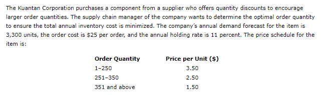 Need help with the excel formulas 1 Optimal Order