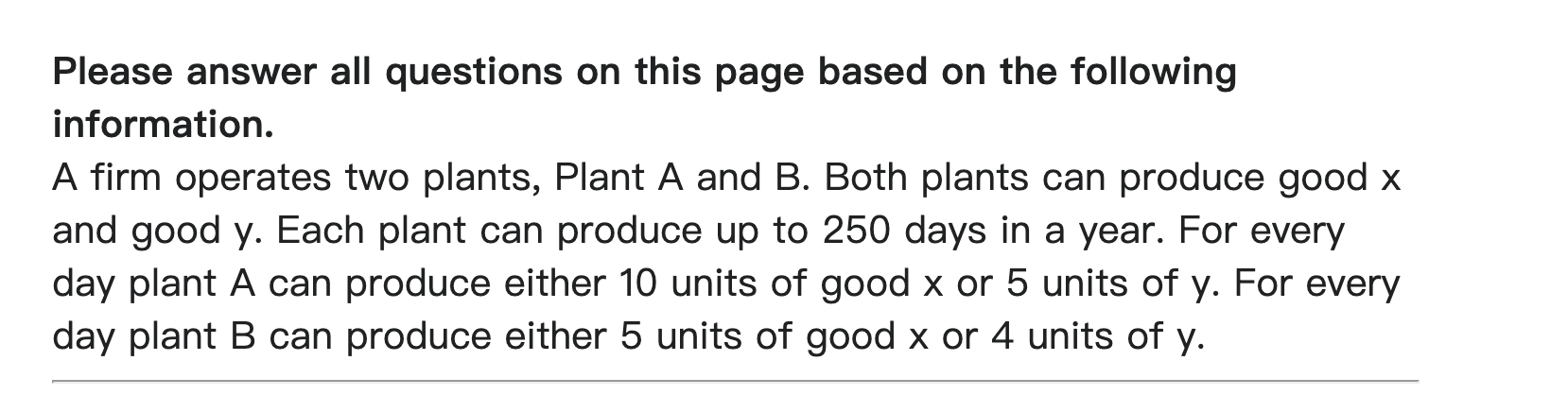 Please answer all questions on this page based on