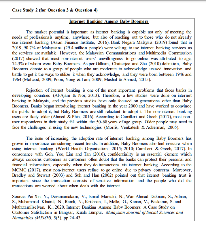 Case Study 2 (for Question 3 & Question 4)