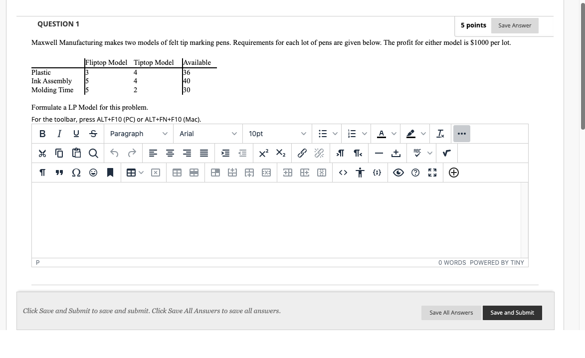 QUESTION 1 5 points Save Answer Maxwell