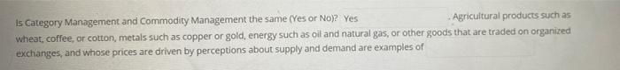 is Category Management and Commodity Management