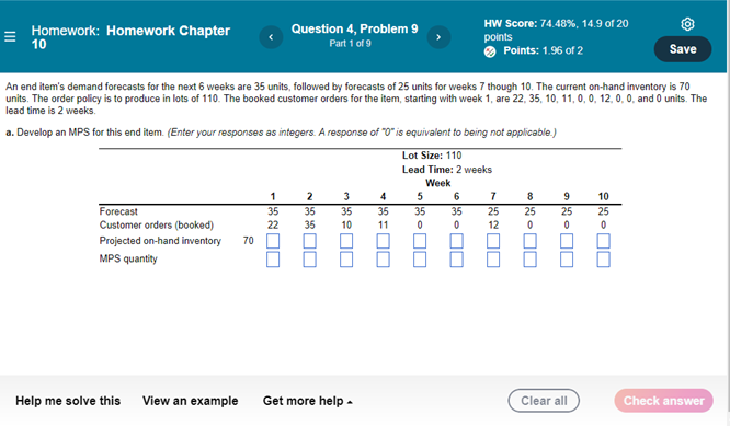 = Homework: Homework Chapter 10 Question 4,