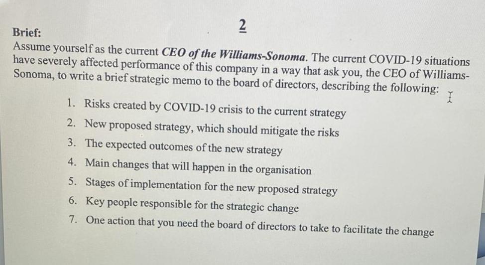 . Note: take a company amazon or iphone and