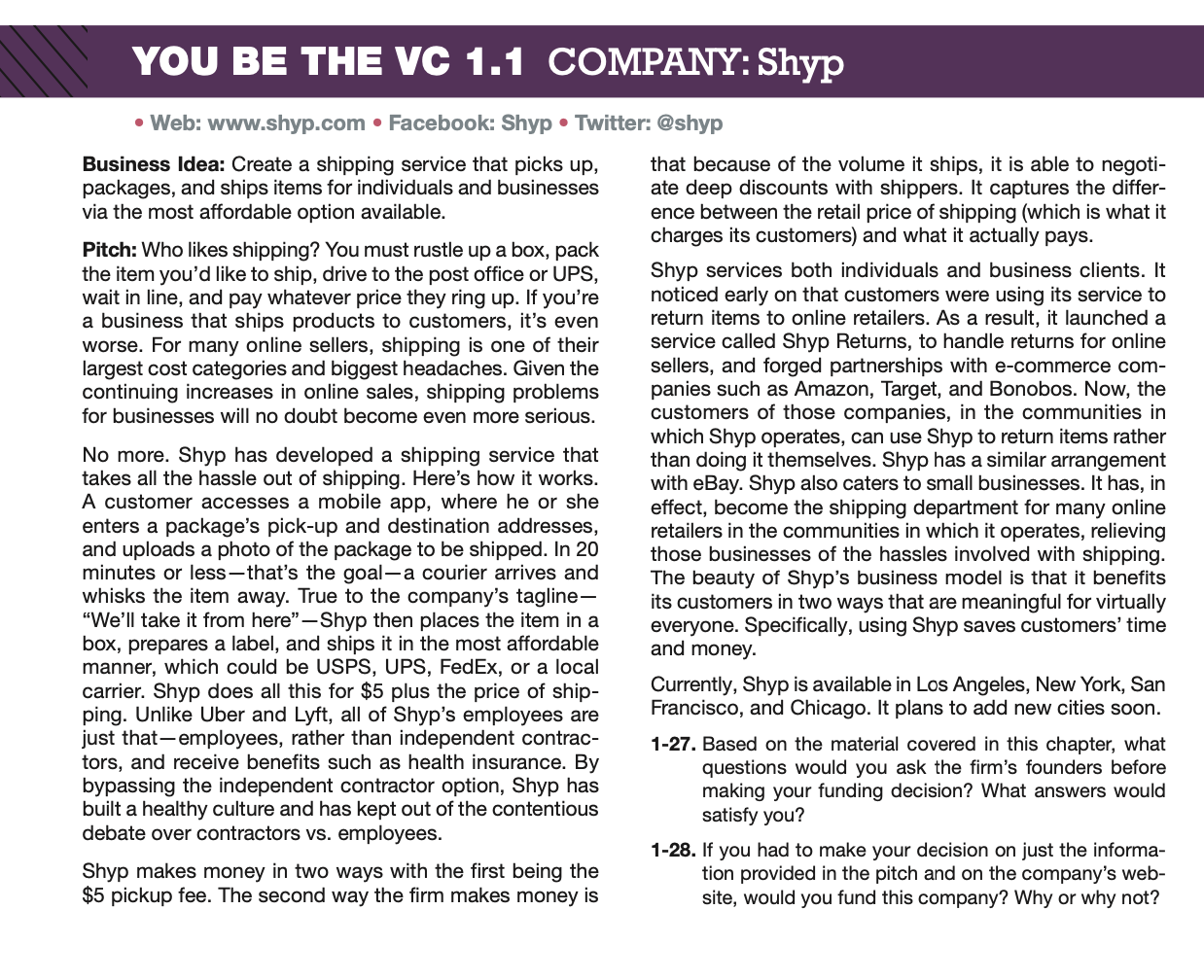 Summarize it as if its our company (company