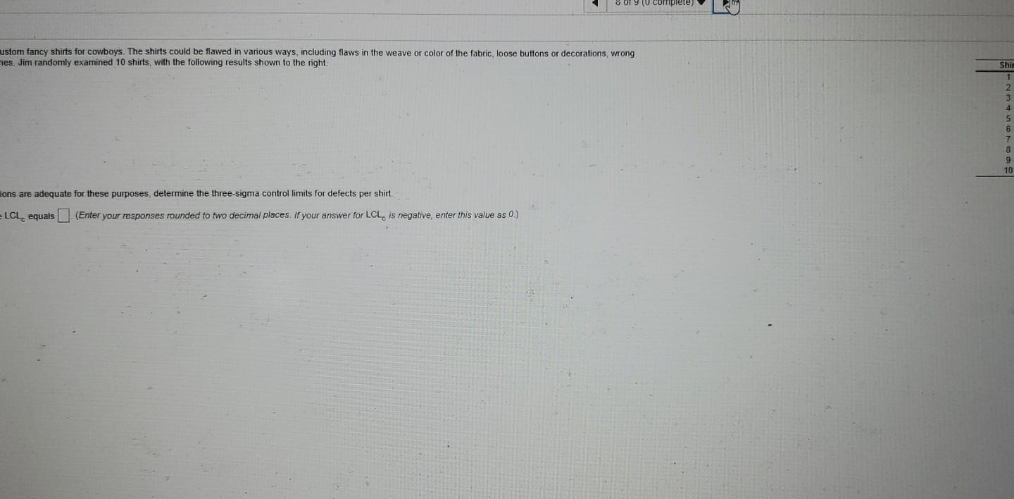 OT 9 (complete) ustom fancy shirts for cowboys.