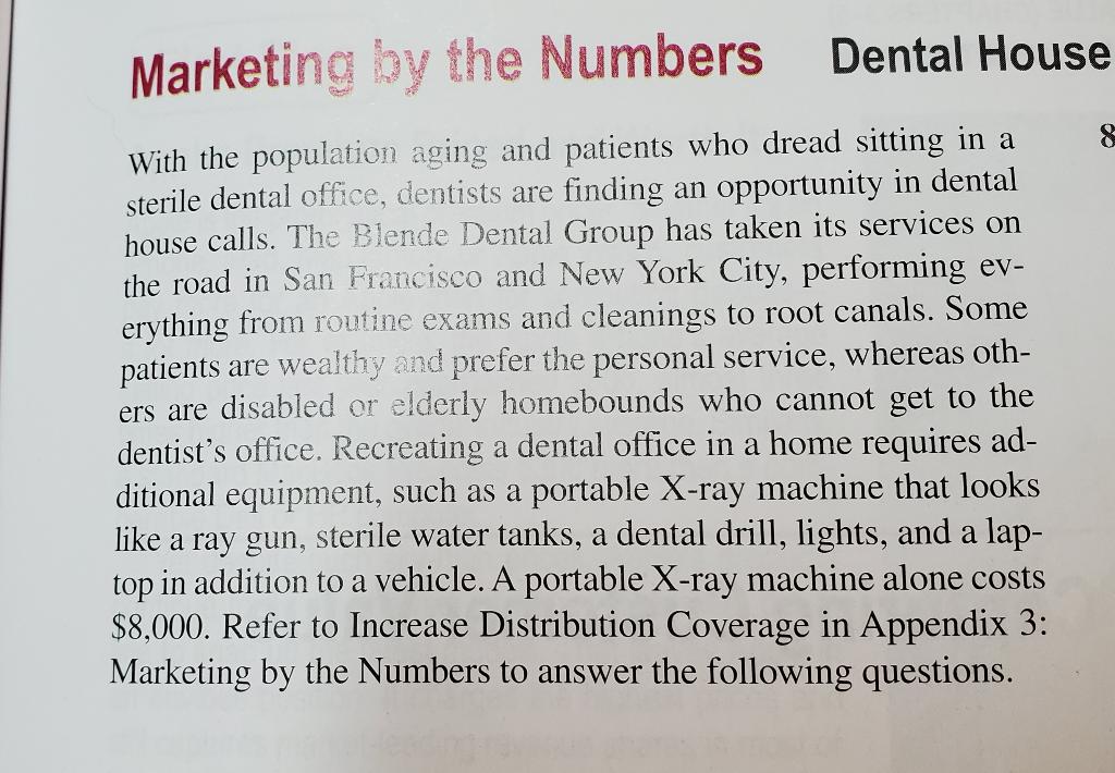 Marketing by the Numbers Dental House & With the