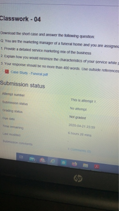 Download the short case and answer the following