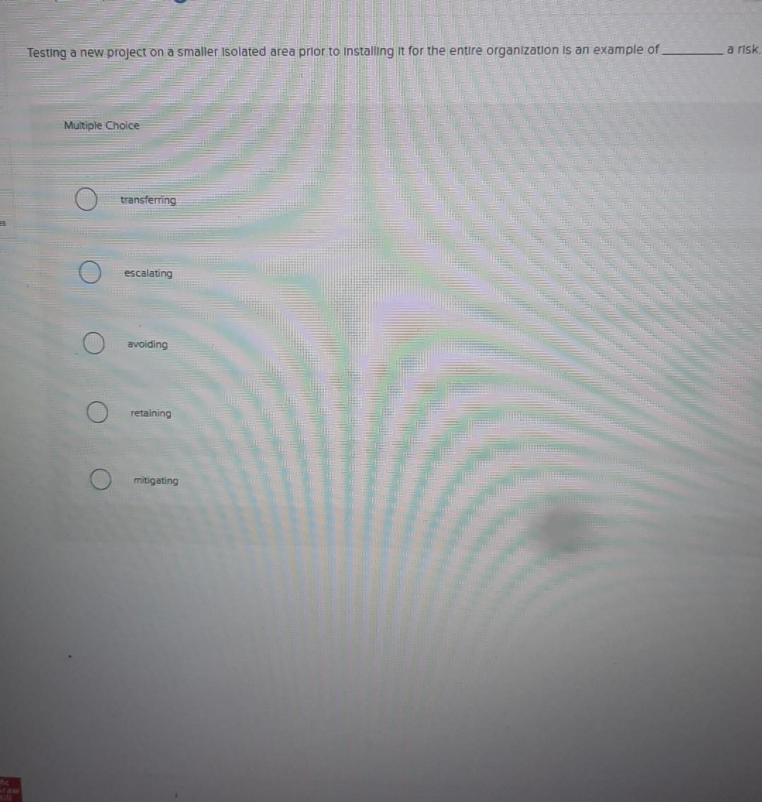 55 raw Testing a new project on a smaller