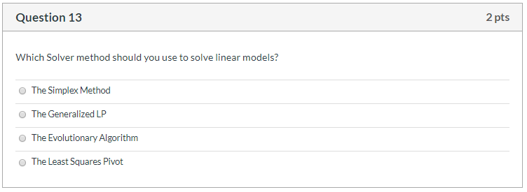Question 11 2.5 pts Which output provided by the