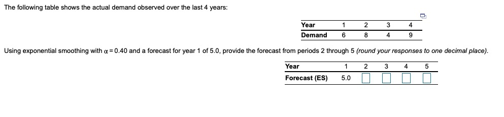 Provide the forecast for parts two through five