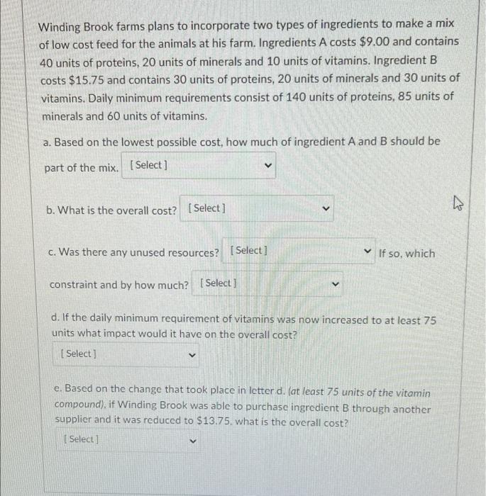 Winding Brook farms plans to incorporate two