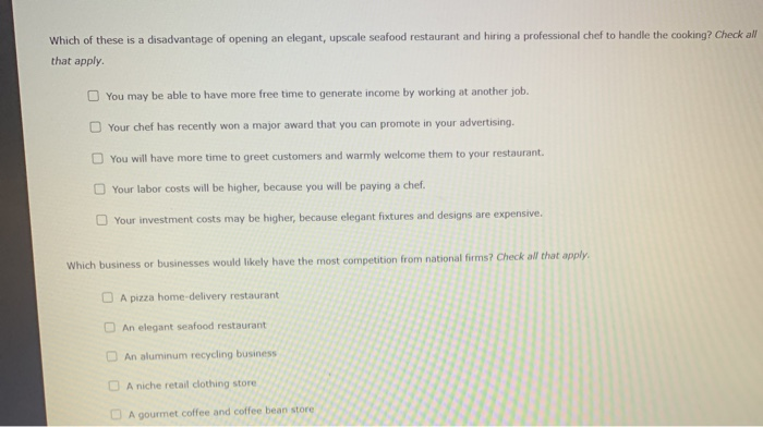 Financial constraints will limit your new