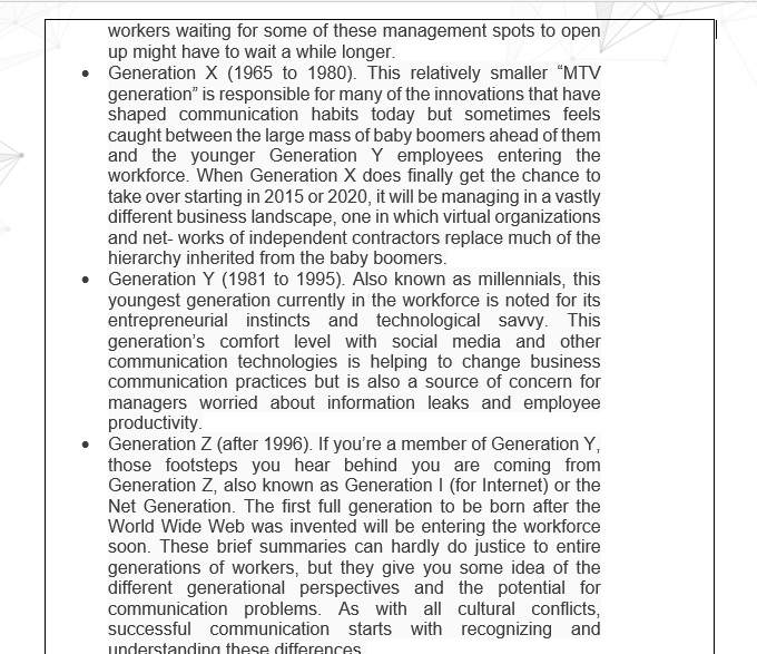 List five challenges of