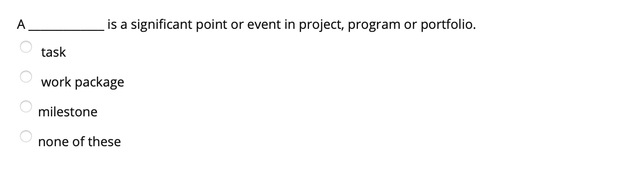 A is a value proposition for a proposed project.