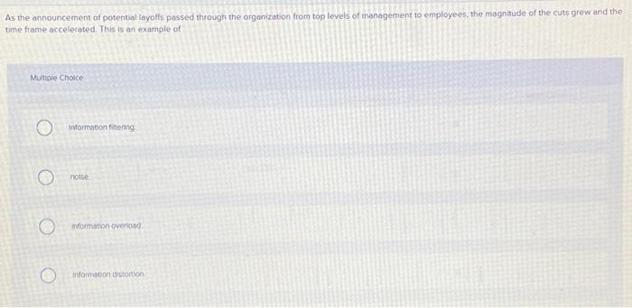 As the announcement of potential layoffs passed