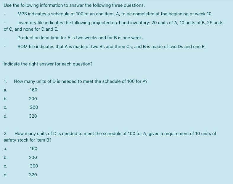 Problem 3 (6 points) Use the following