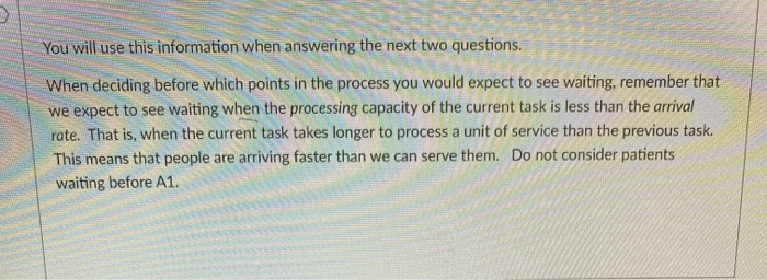 You will use this information when answering the