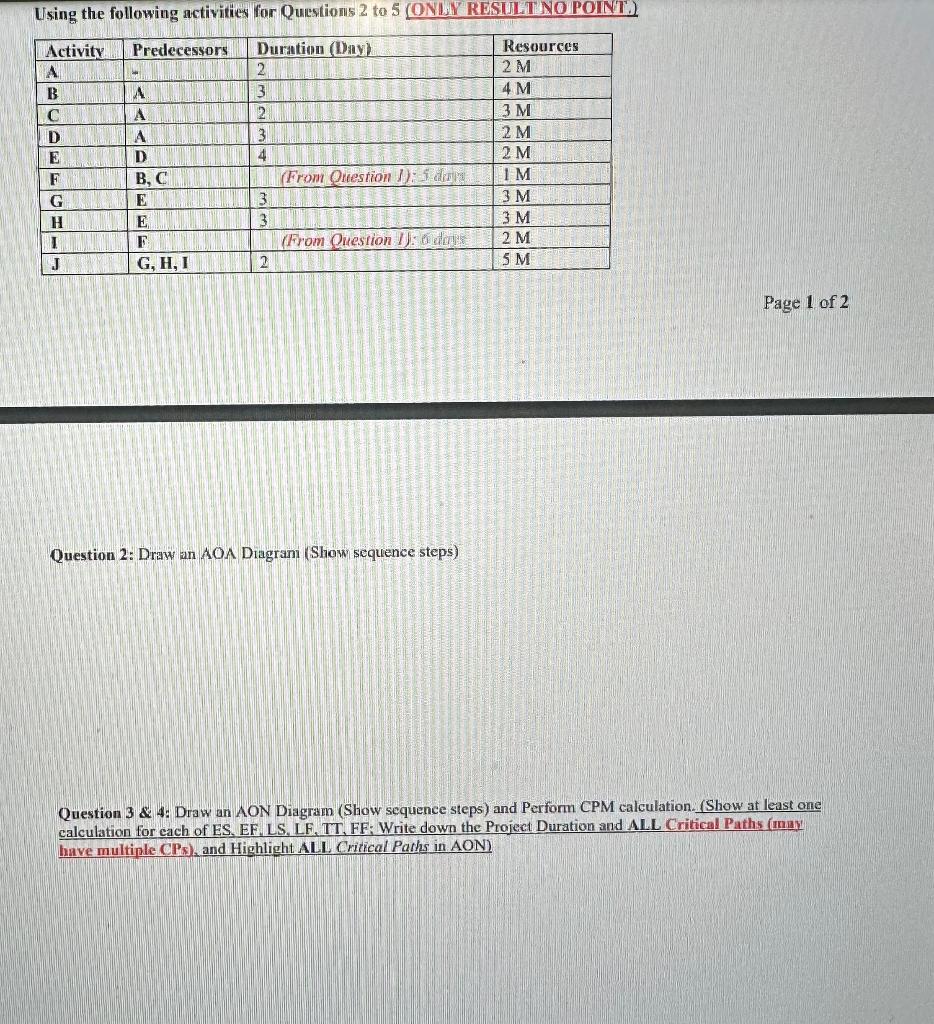 DON'T NEED QUESTION 2, THANK YOU FOR YOUR HELP
