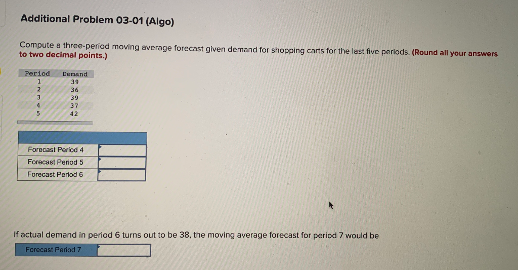 Additional Problem 03-01 (Algo) Compute a