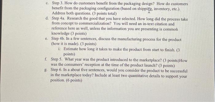 c. Step 3. How do customers benefit from the