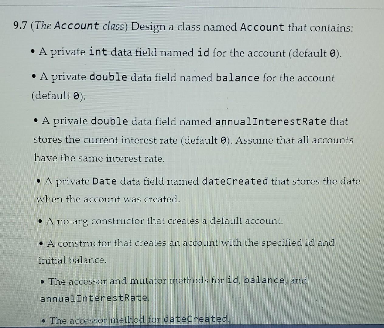 please type out the code, thanks! 9.7 (The