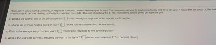 Radviloky Manufacturing Company in Hayww,