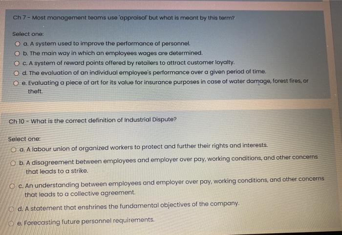 Ch 9 - Before firing an employee, employers