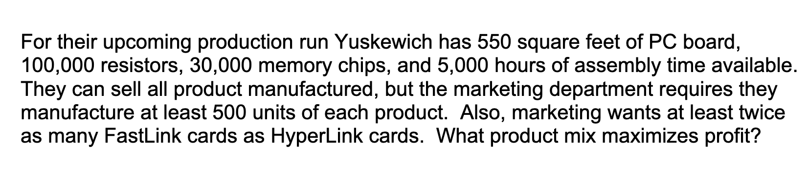 Yuskewich Electronics manufactures five models of