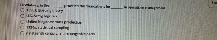 An operations manager is performing a