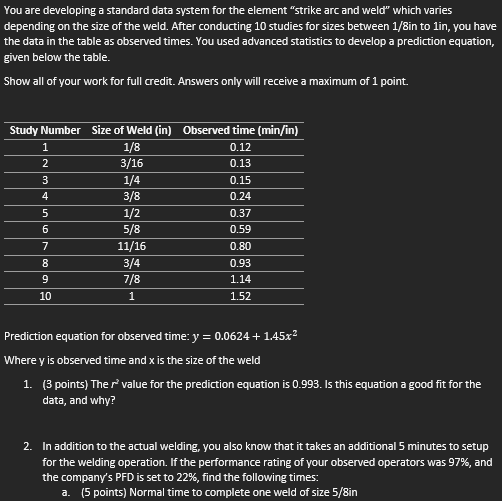 You are developing a standard data system for the