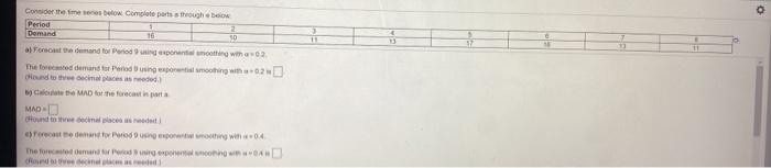 Consider the time below. Complete parts though