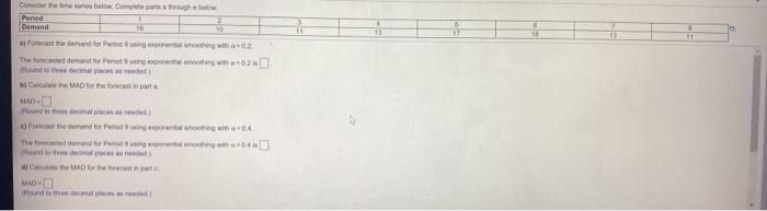 Consider the time below. Complete parts though