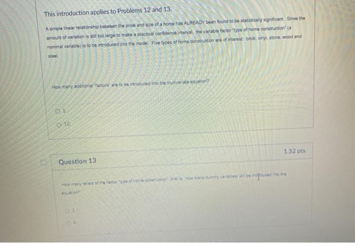 This introduction applies to Problems 12 and 13.